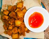 Gambar langkah 6 resipi Tauhu Crispy.