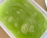Foto langkah ke 1 dari resep Rosted tea milk with cocopandan jelly.