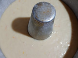 Budín de pera, naranja y limón