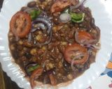 A picture of step 2 of Peanut githeri.