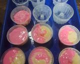Foto langkah ke 4 dari resep Puding Susu pink.