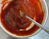 Hình bước làm 2 của món 떡꼬치 bánh gạo xiên