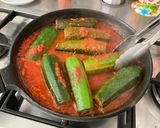 Foto del passaggio 11 della ricetta 146 • Zucchine ripiene di carne alla romana