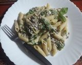 Foto del paso 5 de la receta: - Fideos de albahaca con cebolla 🤤💕
