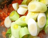 A picture of step 3 of Leek with Orange Olive Oil.