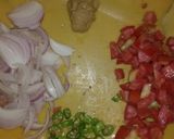 A picture of step 2 of Veg Thali.