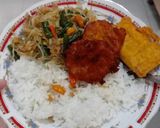 Foto langkah ke 8 dari resep Tumis gremut kecambah kacang panjang #maChak bekal suami.