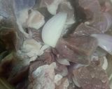 A picture of step 1 of Chickpea beef.