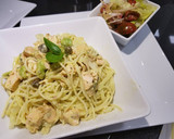 Foto del paso 10 de la receta: Spaghetti con crema de salmón y aguacate