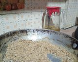 A picture of step 1 of Masala bengan with zeera Rice.