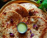 A picture of step 4 of Coconut and dry fruit puran poli.