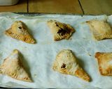 A picture of step 8 of Sweet apple samosa turn over.