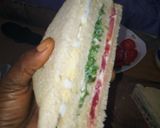 A picture of step 2 of Vegetable and Egg Sandwich #teamabuja.