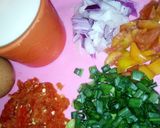 A picture of step 1 of Spicy crepe.