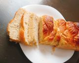 A picture of step 8 of Braided honey bread.