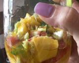 A picture of step 1 of Jalapeño, mango salad with tofu patties.