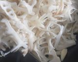 Hình bước làm 1 của món Măng xào đỗ đũa(đỗdải áo)