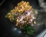 A picture of step 6 of Protein paked salad.