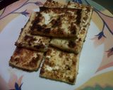 A picture of step 6 of Pan Fired Tofu with Chunky Tomato-Basil Sauce.