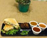 A picture of step 6 of Shami Kabab Sandwich.