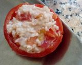 Foto del paso 3 de la receta: Tomates rellenos con arroz y atún