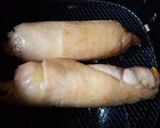 Hình bước làm 4 của món GÀ cuộn rau củ nướng