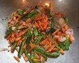 A picture of step 3 of Semolina Vegetable Upma.