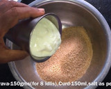 கோதுமை ரவை இட்லி வித் சிம்பிள் சட்னி ரெசிபி ஸ்டேப் 1 புகைப்படம்
