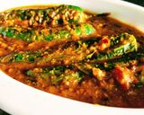 A picture of step 5 of Mirch ka Salan (Spicy Green Pepper Curry).