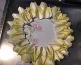 Une image de l'étape 2 de Salade « dôme » aux endives,tomate,champignons et anchois.