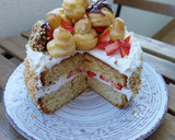 Foto del paso 9 de la receta: Tarta de nata y fresas