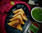 A picture of step 10 of Desi Grilled sandwich.