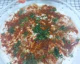 A picture of step 5 of Dahi vade.