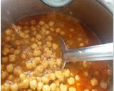 A picture of step 8 of Chana masala.