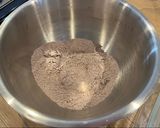 A picture of step 2 of Vegan Strawberry brownies.