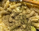 A picture of step 3 of —Alfredo pasta MY WAY— mainly with cottage cheese and broccoli 🥦😊✌🏽.