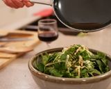 A picture of step 3 of Chicken and Watercress Sesame Salad.