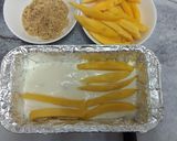 Gambar langkah 4 resipi Mango float ice cream#pinkboxcereal.