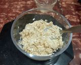 A picture of step 2 of Oats Paneer Tikki.
