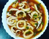 Foto langkah ke 4 dari resep Cumi cumi asam manis pedas.