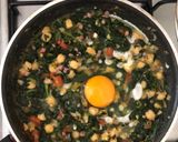 A picture of step 3 of Spinach with Chickpeas.
