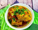 Hình bước làm 3 của món Đậu Hủ Nhồi Thịt Sốt Cà