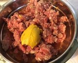 Une image de l'étape 3 de Farce au porc,tomates,moutarde aux épices et curry (pour légumes farcis).
