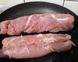 Pas rețetă Mușchiuleț de porc umplut cu ciuperci și bacon 3 fotografie