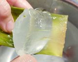 Hình bước làm 1 của món Nước nha đam đường phèn