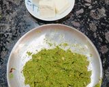 A picture of step 3 of Spicy Paneer Thecha.