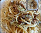 Foto del paso 4 de la receta: Bucattini con hongos deliciosos!🍜🍄