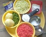 A picture of step 6 of Maggi Manchurian basket.