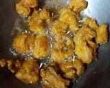 A picture of step 2 of Sweet and shower chilli chicken.
