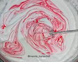 A picture of step 3 of Pomegranate Ice Cream.